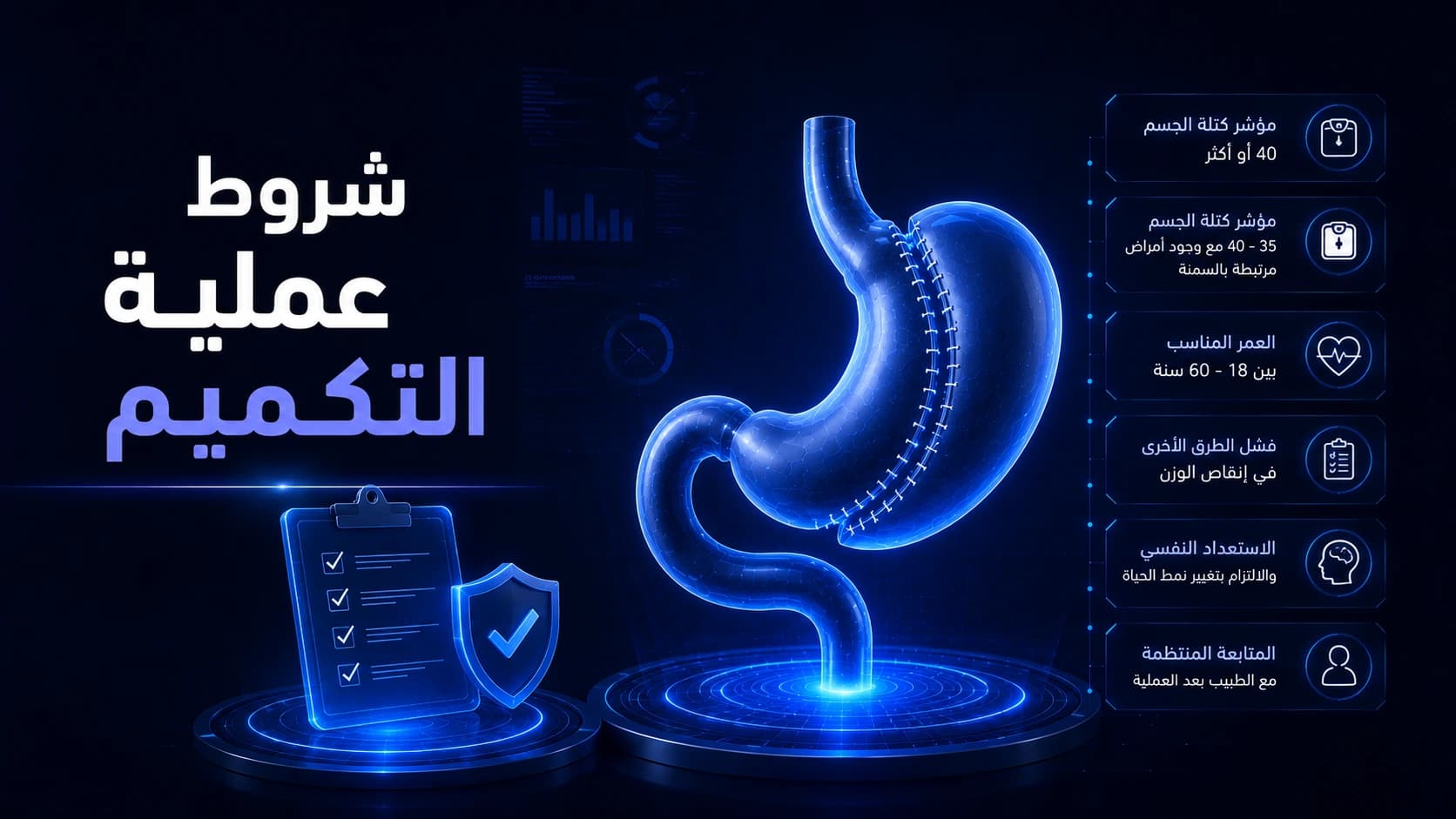 شروط عملية التكميم | هل أنت مرشح لإجراء العملية؟